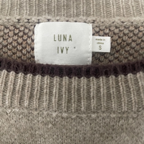 Luna Ivy Horse Intarsia Knit sweater Small Western Equestrian Cottagecore - Picture 3 of 6